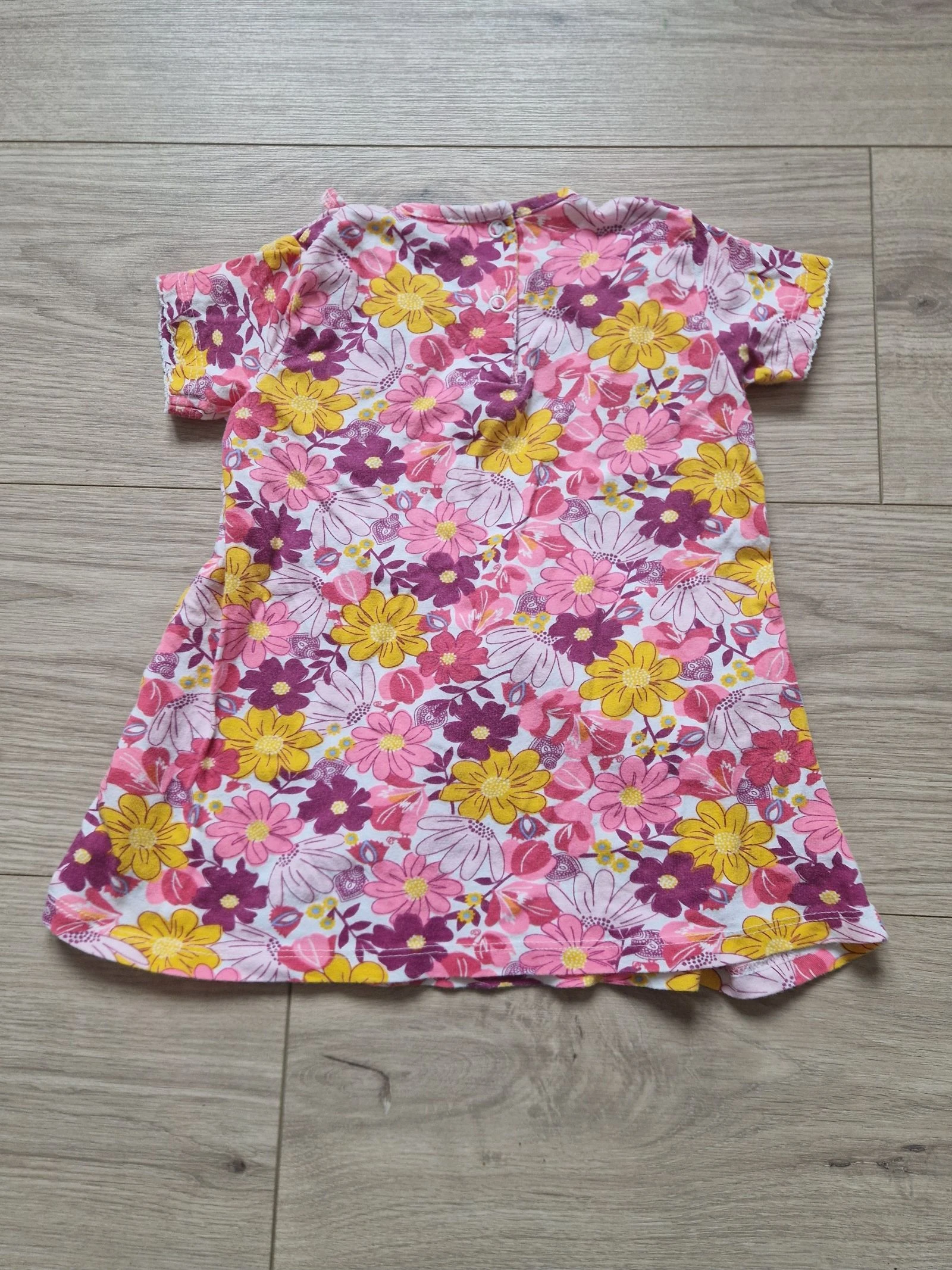 🌼 Conjunto vestido + leggings – U Tout Petits – bebé niña – 12 meses – buen estado – photo 4